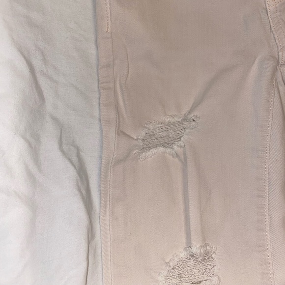 AMERICAN EAGLE Light Pink Hi-Rise Distress Jegging - Picture 9 of 9